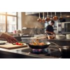 La Lyonnaise 40 cm-es kékvas serpenyő – de Buyer óriás acélserpenyő profi konyhák számára