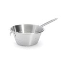 Húsmerő / Tésztaszűrő 24 cm – rozsdamentes nyeles szűrőkosár kompakt kivitelben