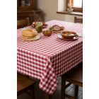 Asztalterítő 140*180 cm piros kockás abrosz