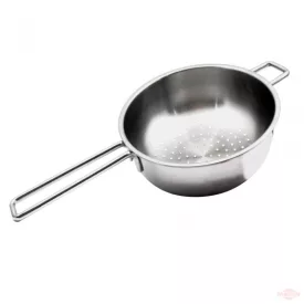 Nyeles szűrő 22 cm – rozsdamentes, kompakt szűrő húsokhoz és tésztákhoz