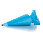 Csúszásmentes kék habzsák 40 cm-es, eldobható, 100 db-os kiszerelés cukrászdáknak és otthoni sütéshez