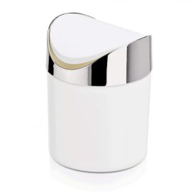 Asztali szemetes billenő fedéllel, 12-16 cm, műanyag