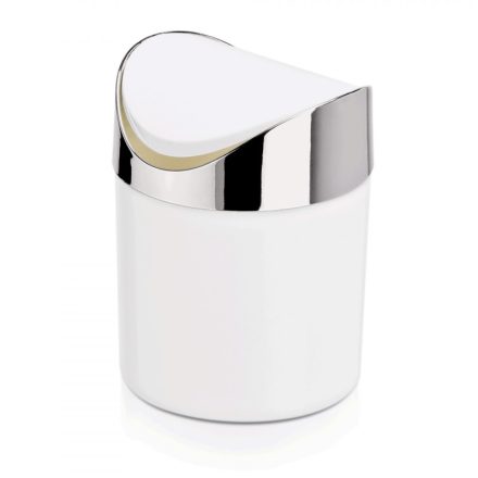 Asztali szemetes billenő fedéllel, 12-16 cm, műanyag