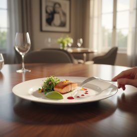   Basic lapostányér, 28 cm, német kemény porcelán, 6 db-os csomag - Német minőség