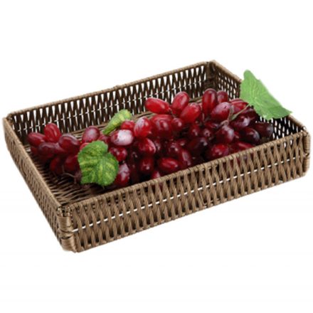 Pékáru Kosár összecsukható GN 1/2 6,5 cm szürke pp.