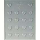 Valentin napi csokoládéforma (90-1001), kicsi szív, 18 adag, műanyag