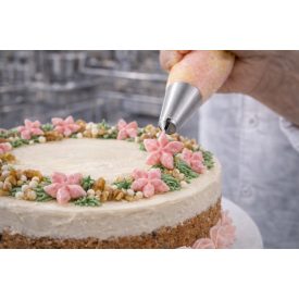 Mini csillag dekorcső 4×4 mm – rozsdamentes acél