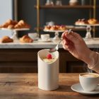 Tube fehér pohárkrém-desszert tégely – 80 ml, 40×85 mm