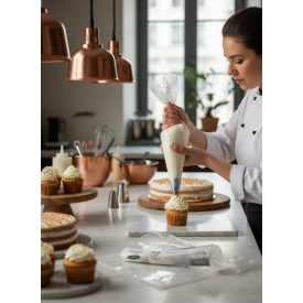 Habzsák fehér szuper erős 55 cm-es eldobható, 20 db/csomag