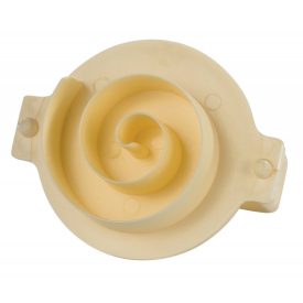 Péksütemény mintázó, girella, 8 cm, műanyag