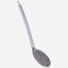 Professzionális Academy Chef szűrőkanál szilikon fejjel, 35 cm – hőálló Soft Titan kialakítás