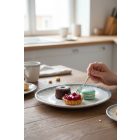 ORGANICA MARE couver-zsemle tányér, 16 cm, porcelán