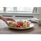 ORGANICA MARE couver-zsemle tányér, 16 cm, porcelán