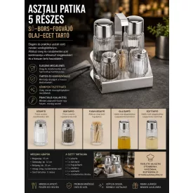 Asztali patika 5 részes 15 cm (1750)