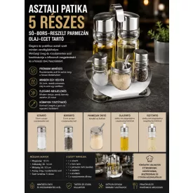 Asztali patika 5 részes 19 cm (1765)
