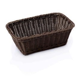   Kenyérkosár, GN 1/4 100 mm méret, polipropilén, sötétbarna