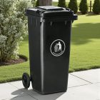 Ipari és nagykonyhai felhasználásra alkalmas gurulós kuka 120 literes