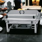 GN 1/1 méretű chafing ételmelegentartó, 9 literes, rozsdamentes acélból – GasztroZoli ajánlata