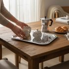 Króm tálca 41X31 cm