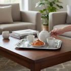 Króm tálca 41X31 cm