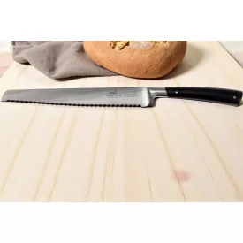 Lion Sabatier Edonist Black kenyérvágó kés 20 cm – prémium kovácsolt