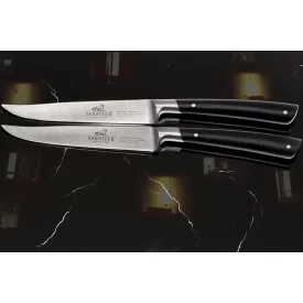 Lion Sabatier Edonist Black steak kés szett – 2 db, 13 cm prémium kovácsolt