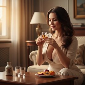 Cileno pálinkás pohár, 55 ml, üveg