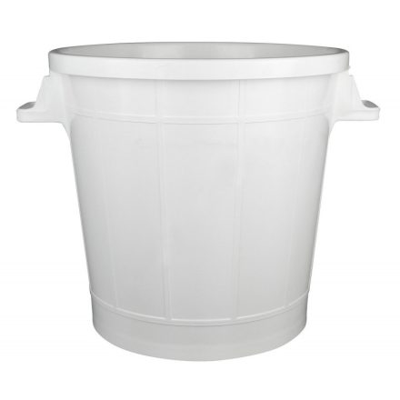 Moslékos dézsa 50 liter 46x44 cm műanyag fedő nélkül - Magyar termék