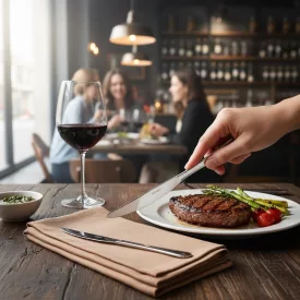   Boston Steak Kés Eco, 2 mm , 6db-os csomag – Gazdaságos és megbízható