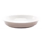 Elegáns fehér porcelán főzelékes tányér 21 cm-es átmérővel