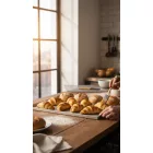 Martellato mikroperforált alumínium sütőlemez 60×40×2 cm – 4 élű
