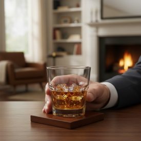 Casablanca whisky pohár 245 ml – klasszikus üveg pohár elegáns italokhoz