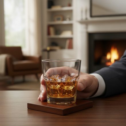 Casablanca whisky pohár 245 ml – klasszikus üveg pohár elegáns italokhoz