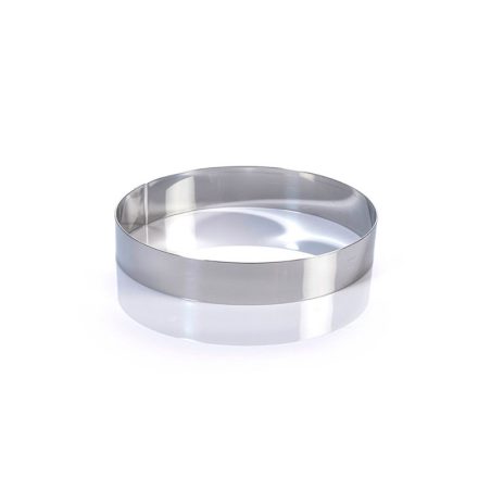 Tortakarika-sütőkeret átmérő 16 cm magasság 3,5 CM, rozsdamentes - Martellato minőség