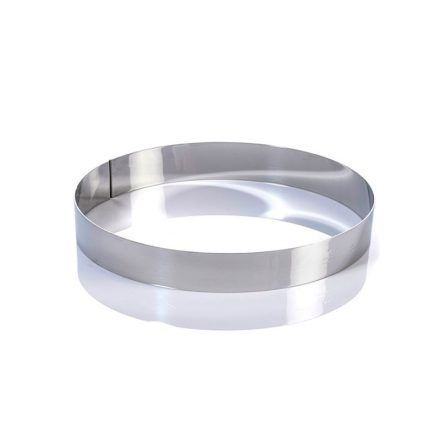 Tortakarika-sütőkeret átmérő 20 cm magasság 3,5 CM, rozsdamentes - Martellato minőség