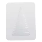 Csokoládé karácsonyfa, két modulos öntőforma, hőformázott, 4 db/csomag