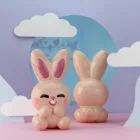 3D húsvéti nyuszi csokoládéforma