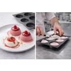 Fekete Szilikon Flan Forma D.70 H.17 mm