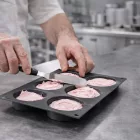 Fekete Szilikon Flan Forma D.70 H.17 mm