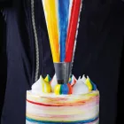 Erős eldobható habzsák víztiszta 55cm-es 100db/cs