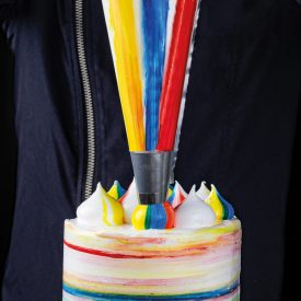 Erős eldobható habzsák víztiszta 55cm-es 100db/cs