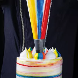 Erős eldobható habzsák víztiszta 65cm-es 100db/cs