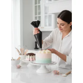 Fekete mosható habzsák 31x56 cm 1700 ml