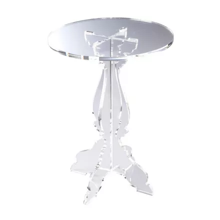 BAROQUE tortaállvány átlátszó plexi 26 cm-es átmérő 35 cm magas a Martellato-tól