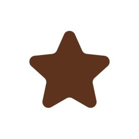   Csillag Szilikon szőnyeg 42 db csokoládé dekorhoz, 390 x 290 mm