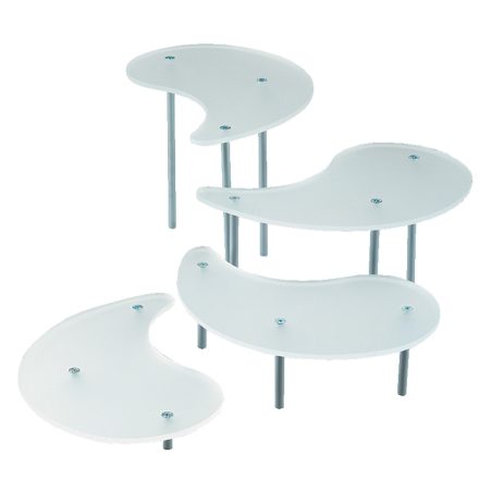 4 szintes plexi büfé állvány a Martellato-tól