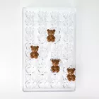 Bobo teddy maci bonbon forma – polikarbonát csokoládé öntőforma