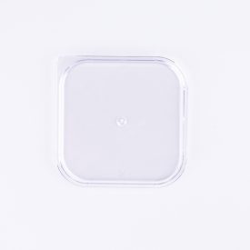 Kubito pohárkrém-desszertégely fedő, 83x83, polikarbonát