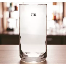 "Gasztro pohár 300 ml mértékjeles, üveg – pontos adagoláshoz"