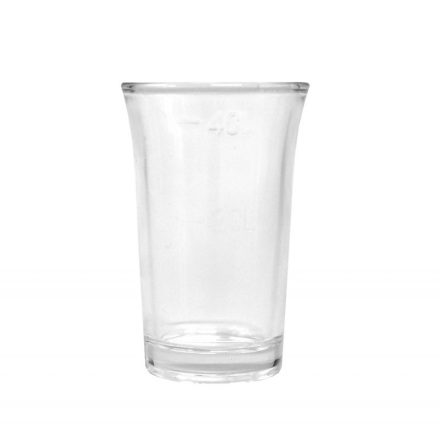 Pálinkás pohár, 40 ml, 2-4 cl mérték jellel, 6 db-os csomag